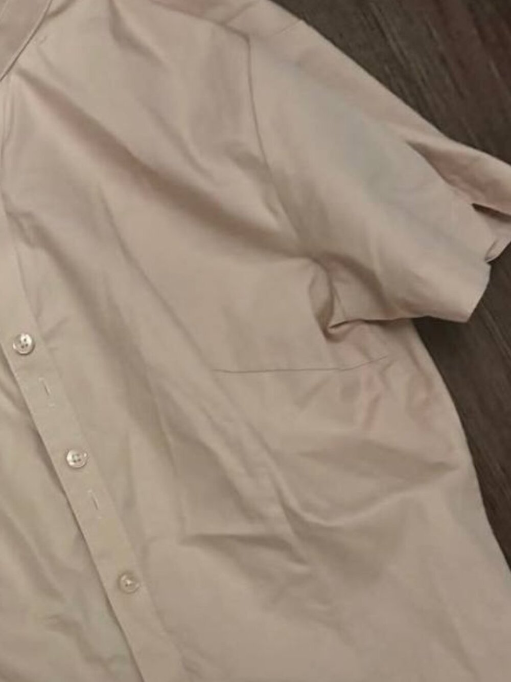 Beige Button Shirt - Picture 3 of 3